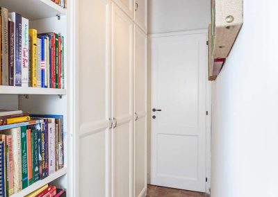 Pantry cupboard with bookcase